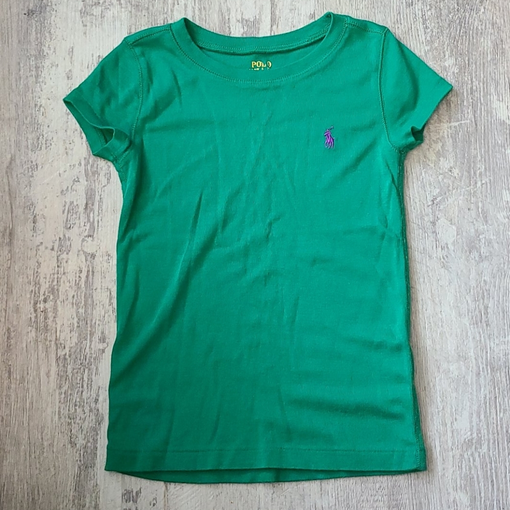Green Girls Polo tee shirt